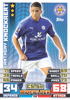 Anthony Knockaert Leicester City 2014/15 Topps Match Attax #139